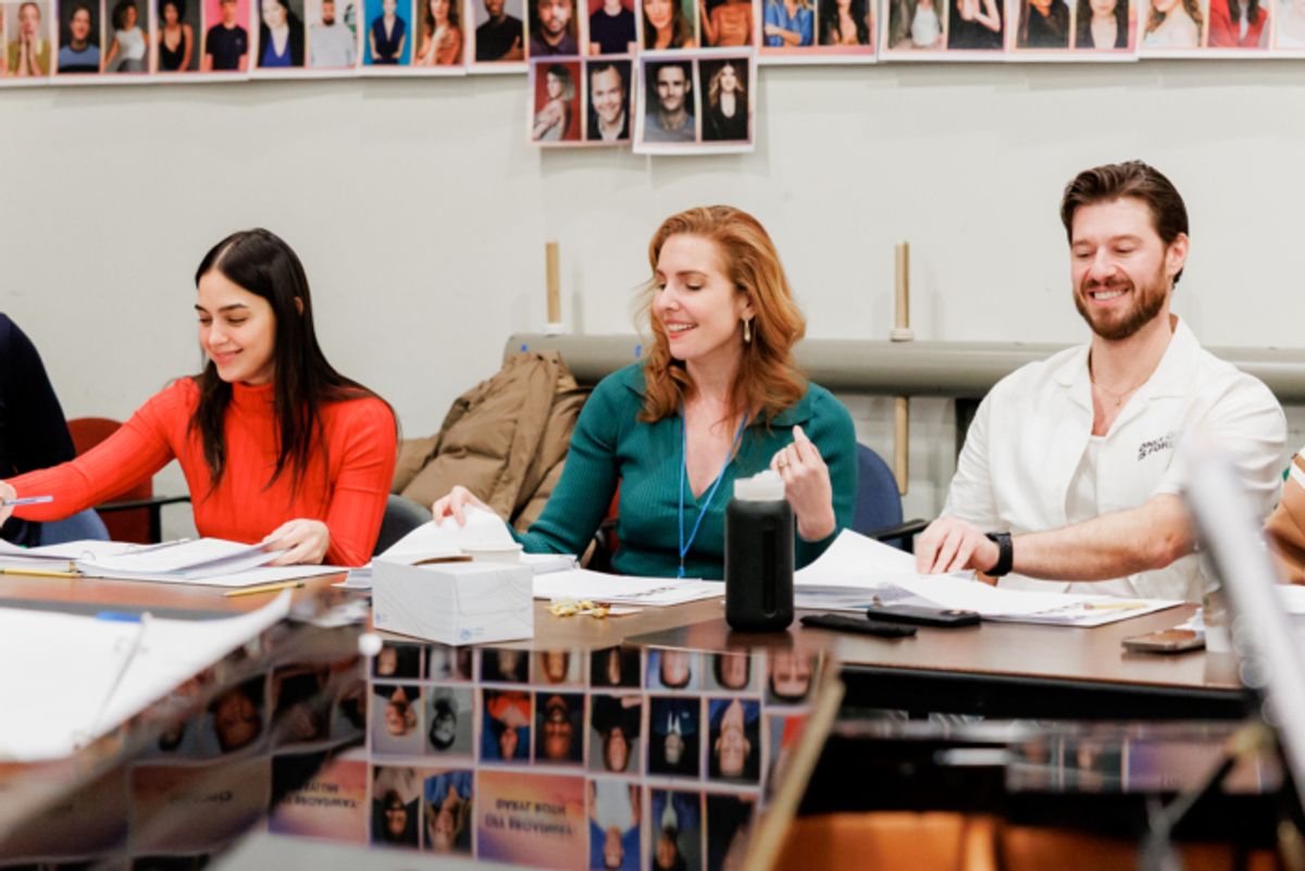 Melissa Barrera, Marla MIndelle, Constantine Rousouli at 