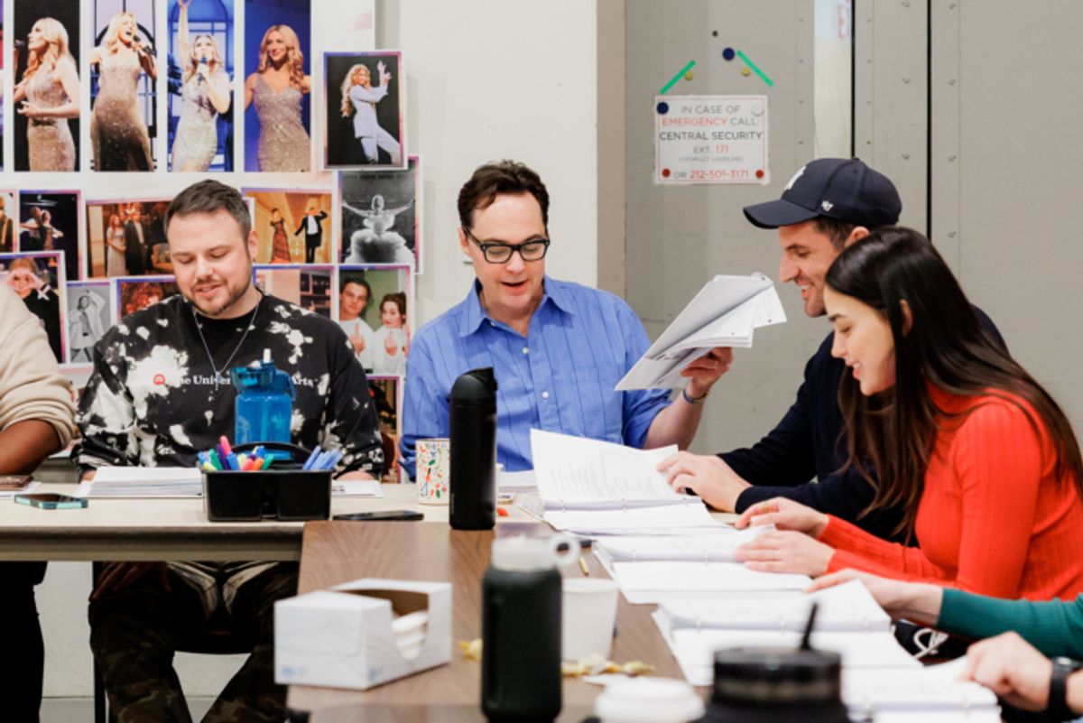 Jim Parsons and cast at 