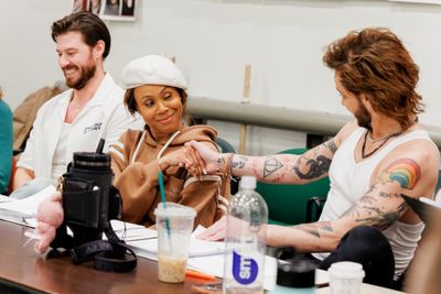 Constantine Rousouli, Deborah Cox, Frankie Grande Photo