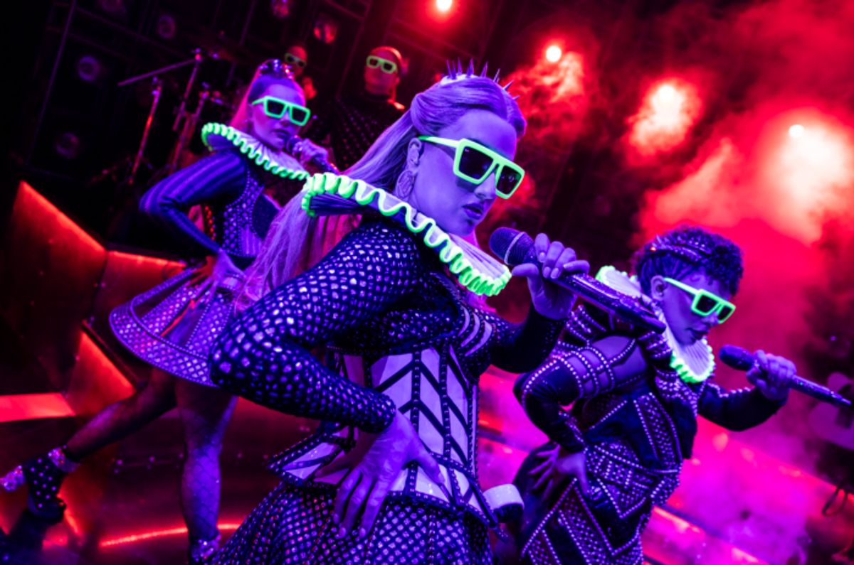 Leesa Tulley, Jessica Aubrey, and Freya Karlettis at Photos: Lose Your Head Over the Current Queens of SIX in the West End