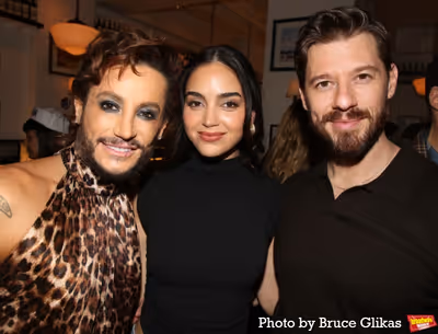 Frankie Grande, Melissa Barrera and Constantine Rousouli  Photo
