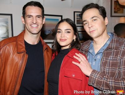 John Riddle, Melissa Barrera and Jim Parsons Photo