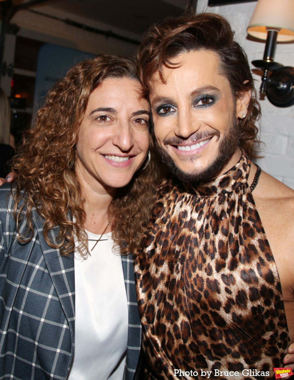 Producer Eva Price and Frankie Grande at 