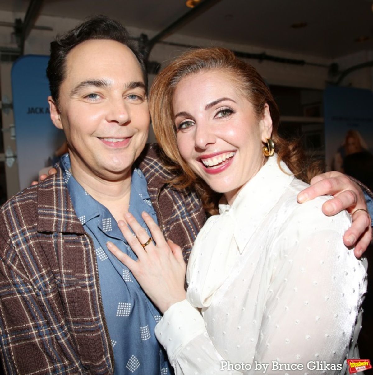 Jim Parsons and Marla Mindelle  at 