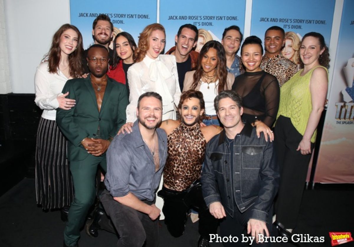 Tess Marshall, Constantine Rousouli, Polanco Jones, Melissa Barrera, John Riddle, Marla Mindelle, Frankie Grande, Director Tye Blue, Jim Parsons, Choreographer Ellenore Scott, Deborah Cox, Brad Greer, Layton Williams and Sara Gallo at 