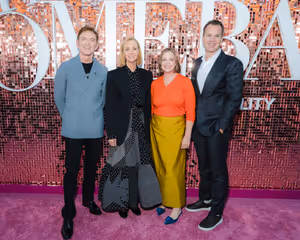 Michael Patrick King, Lisa Kudrow, Amy Gravitt and and Casey Bloys @ BroadwayWorld Michael Patrick King, Lisa Kudrow, Amy Gravitt and and Casey Bloys Photo