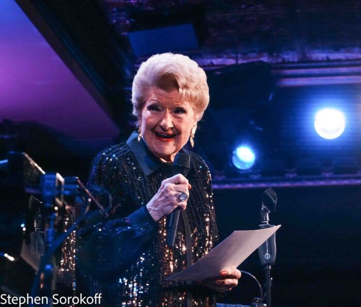 Marilyn Maye at Review: The First Annual 54 Below Gala Is a Heartwarming Success