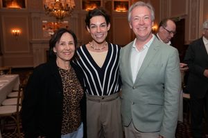 Dame Arlene Phillips, Tom Read Wilson, and Joel Marvin - credit Bonnie Britain Photo