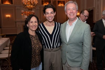 Dame Arlene Phillips, Tom Read Wilson, and Joel Marvin - credit Bonnie Britain Photo