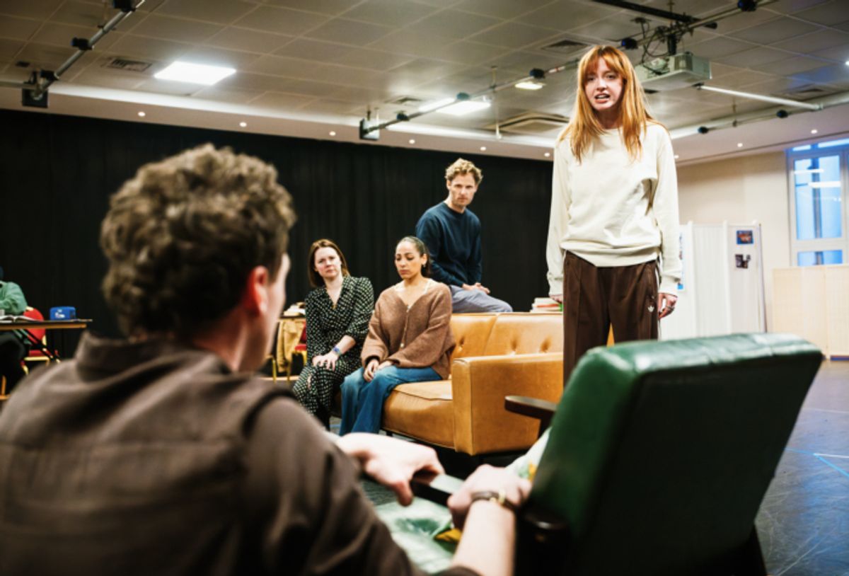 Stuart Thompson, Gina Beck, Simbi Akande, Rupert Young, Poppy Gilbert at 