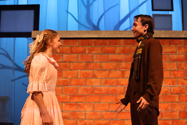 Rhiannon Neale and Jeremy Swanton performing in The Secret Garden at Central Wyoming… Photo