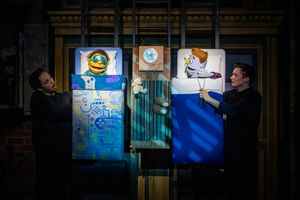 AVENUE Q. Charlie McCullagh (Nicky) and Noah Harrison (Rod). Photo by Matt Crockett @ BroadwayWorld AVENUE Q. Charlie McCullagh (Nicky) and Noah Harrison (Rod). Photo by Matt Crockett Photo