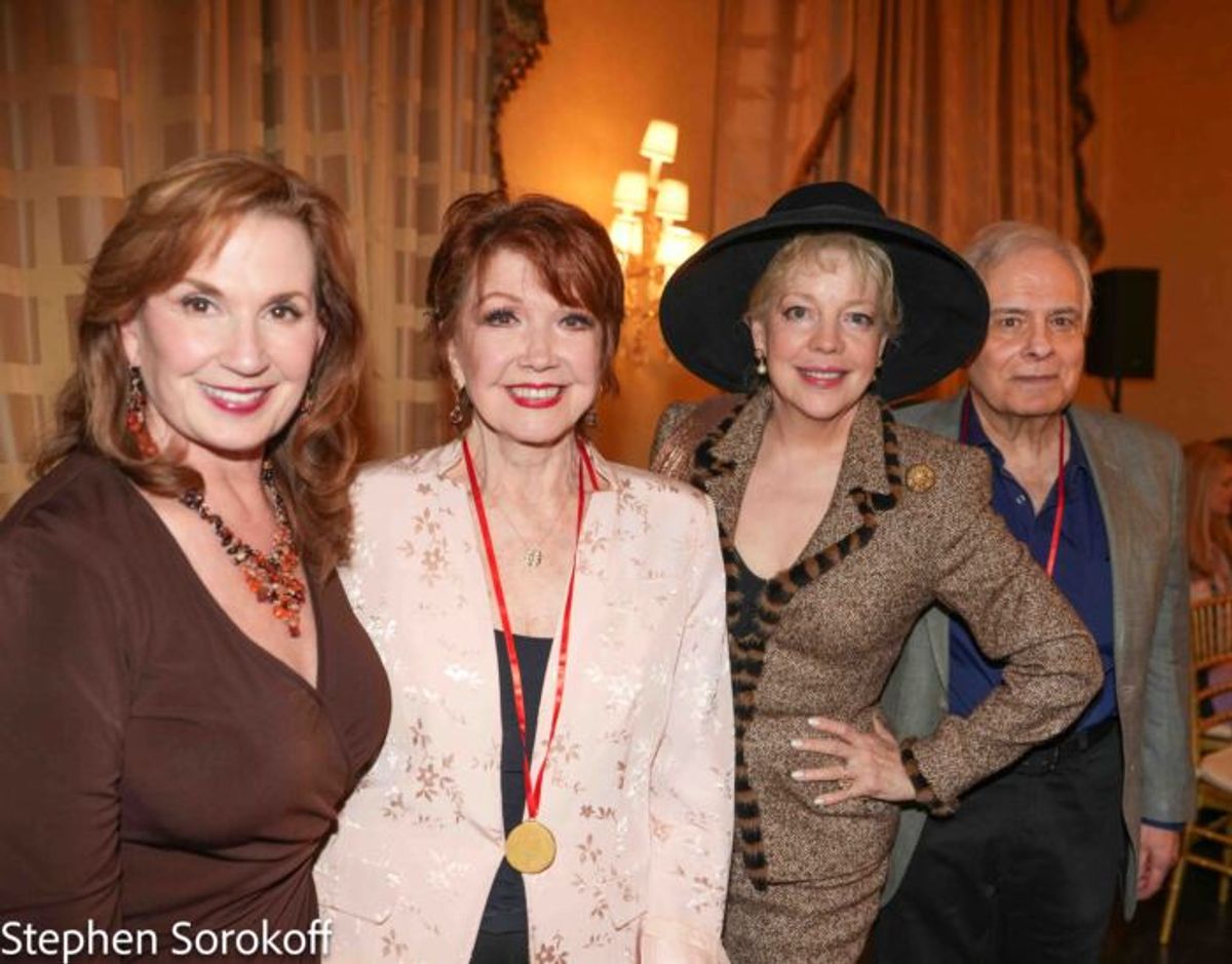 Raissa Katona Bennett, Donna McKechnie, KT Sullivan, Peter Filichia at 