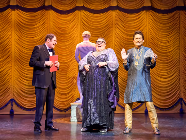Richard Kind, Trevor Ashley, and Raj Ghatak Photo