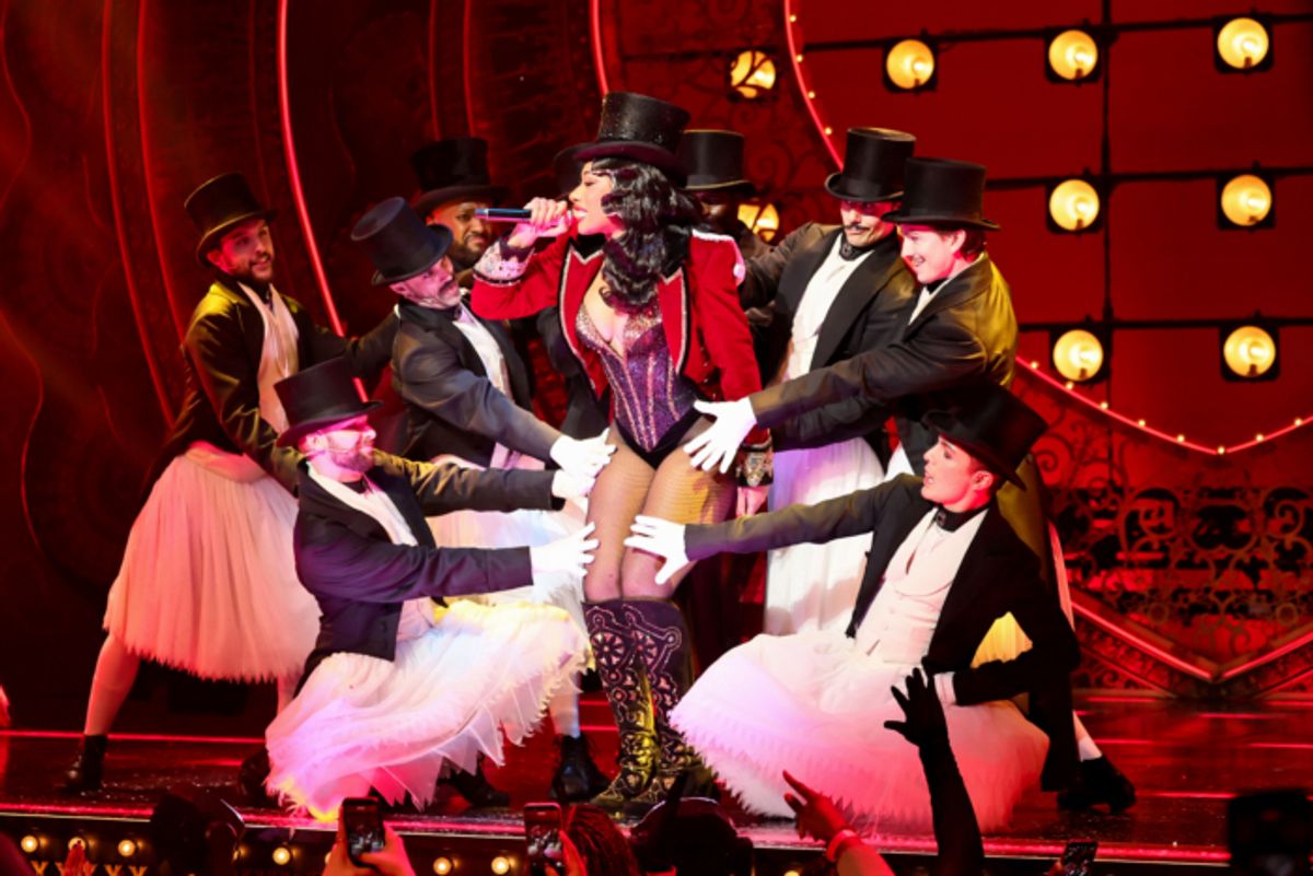 NEW YORK, NEW YORK - MARCH 24: Megan Thee Stallion makes her Broadway debut in Moulin Rouge! The Musical at Al Hirschfeld Theatre on March 24, 2026 in New York City. (Photo by Theo Wargo/Getty Images for Hot Girl Productions) at 