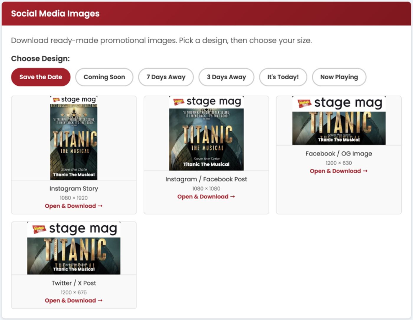 Introducing the StageMag Show Promo Kit  Image