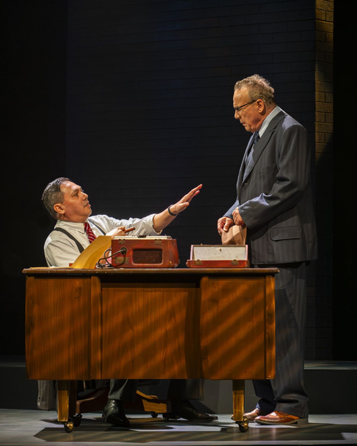 Michael Uribes and Geoff Elliott  Photo by Craig Schwartz at 