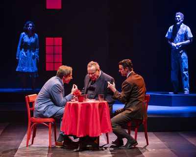 David Kepner. Geoff Elliott, Ian Littleworth  Background: Deborah Strang, Kasey Mahaf Photo