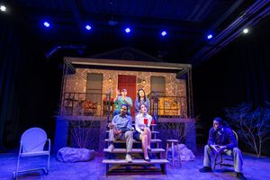 Christine Treglia, Jenna Lea Scott, Rodney Witherspoon, Francesca Hansen-DiBello, and Photo