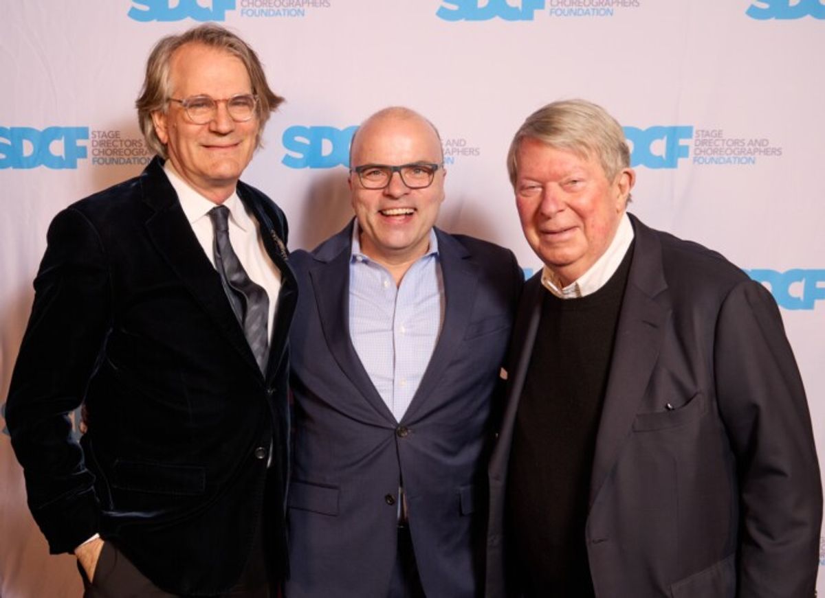 Bartlett Sher, J.T. Rogers and Andre Bishop at 