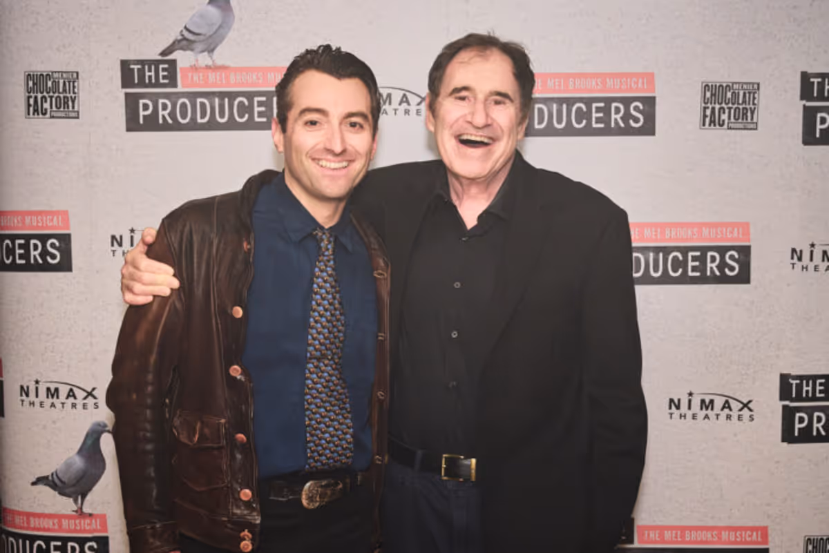 Marc Antolin (Leo Bloom) and Richard Kind (Max Bialystock) (1) - credit Roy J Baron at 