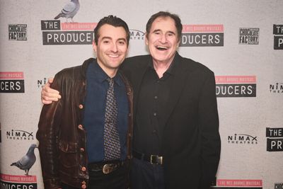 Marc Antolin (Leo Bloom) and Richard Kind (Max Bialystock) (1) - credit Roy J Baron Photo