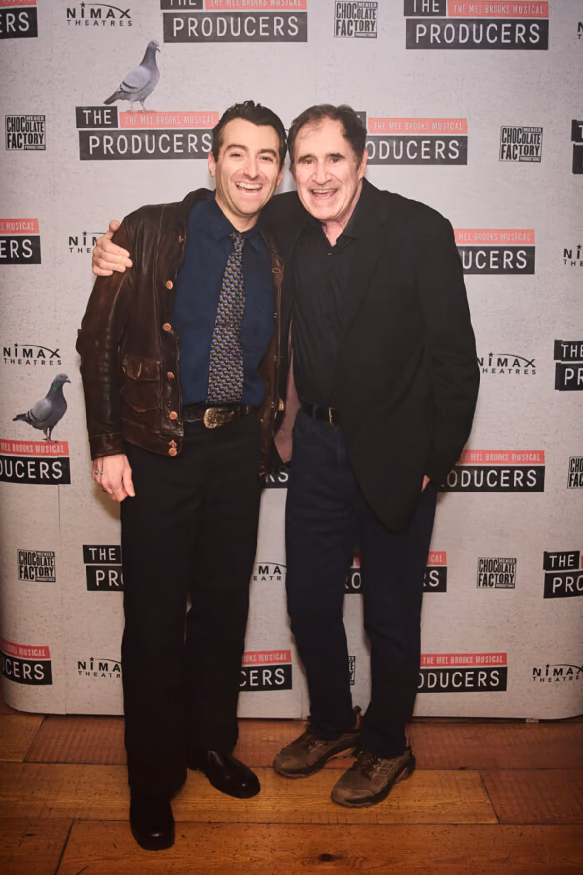 Marc Antolin (Leo Bloom) and Richard Kind (Max Bialystock) - credit Roy J Baron at 