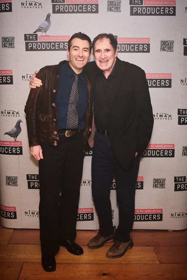 Marc Antolin (Leo Bloom) and Richard Kind (Max Bialystock) - credit Roy J Baron Photo