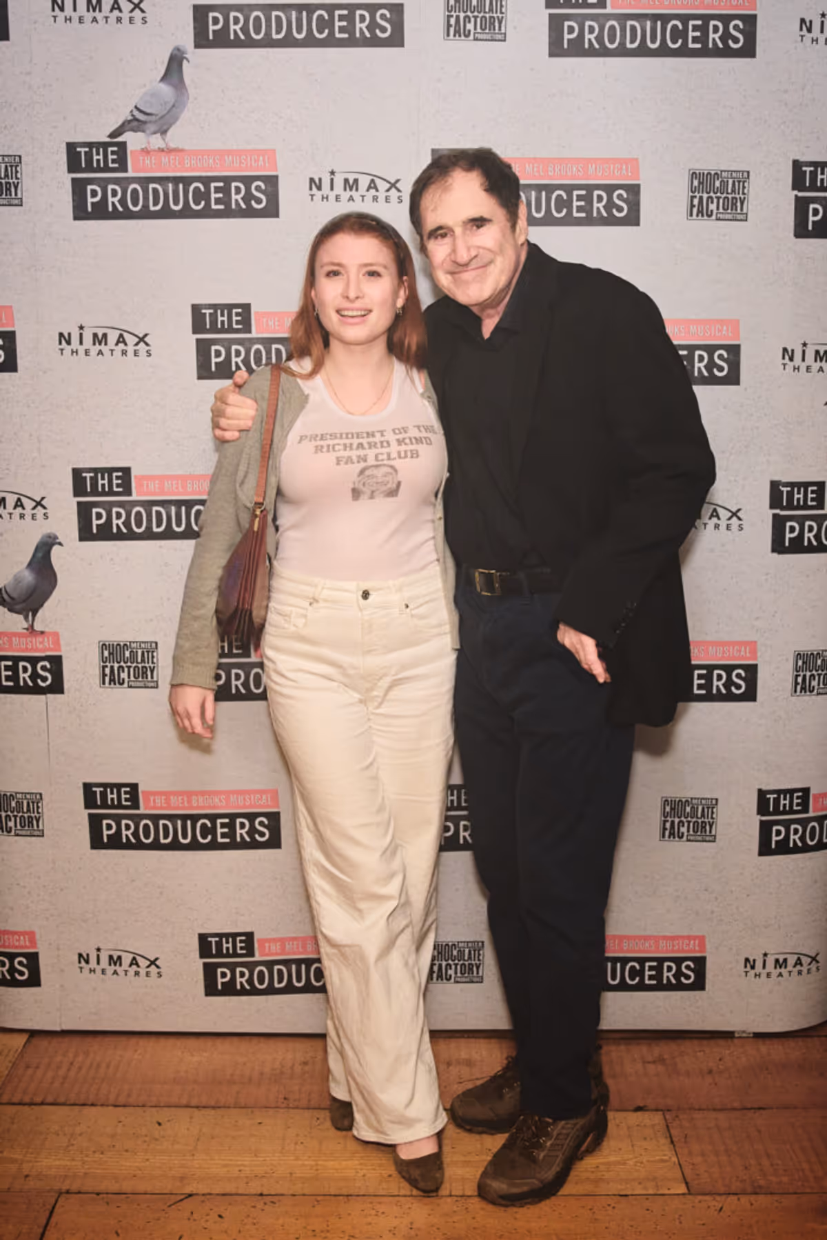 Samantha Brooks and Richard Kind (Max Bialystock) - credit Roy J Baron at 