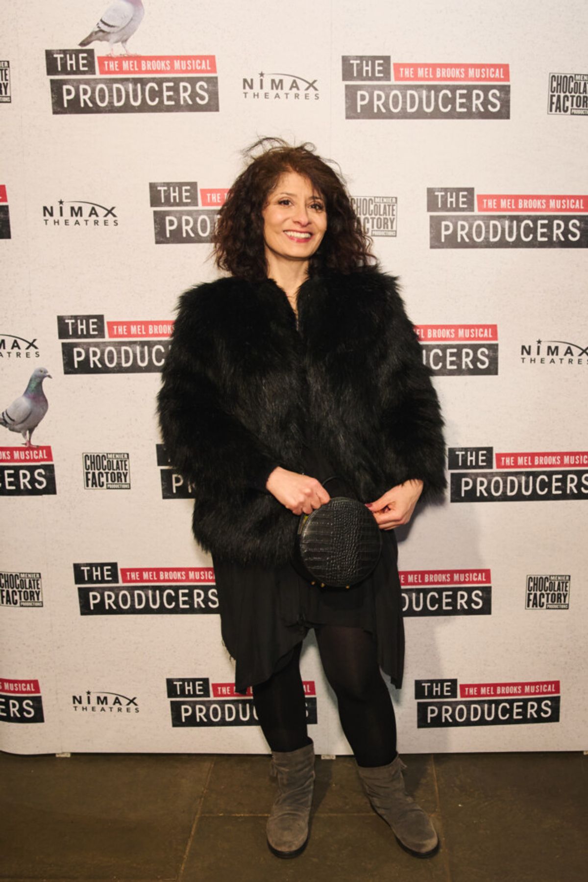 Shappi Khorsandi - credit Roy J Baron at Photos: Inside THE PRODUCERS Gala Night at the Garrick Theatre