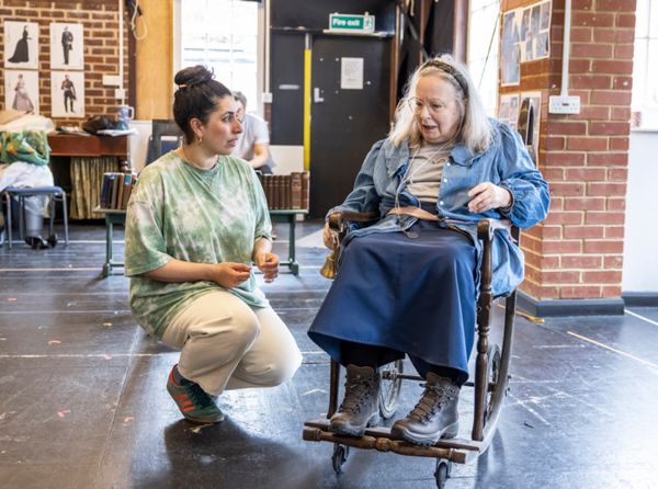 (L-R) Lydia Bakelmun as 'Beatrice' and Amanda Boxer as 'Victoria' Photo