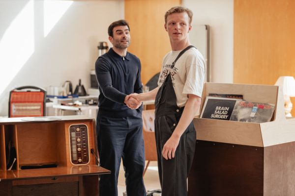 Arthur Wilson (Geoffrey, Harry) & William Robinson (Peter, Mike) in Please Please Me  Photo