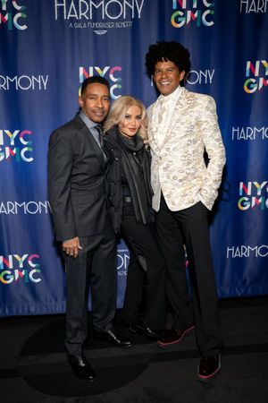 Charles Randolph-Wright, Orfeh, Community Call to Action recipient Aaron Walton Photo
