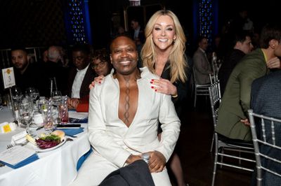 Arts in Action Award recipient Tituss Burgess with presenter Jane Krakowski Shawn Sal Photo