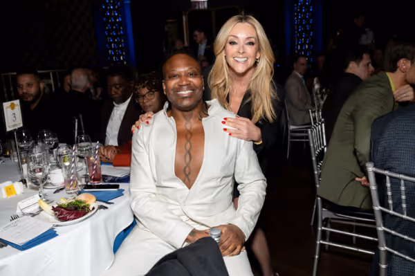 Arts in Action Award recipient Tituss Burgess with presenter Jane Krakowski Shawn Sal Photo