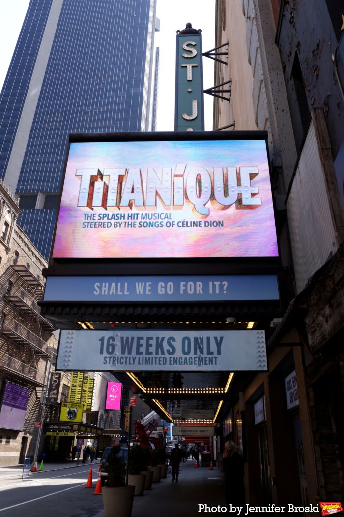 Up on the Marquee: TITANIQUE Sails to Broadway Image