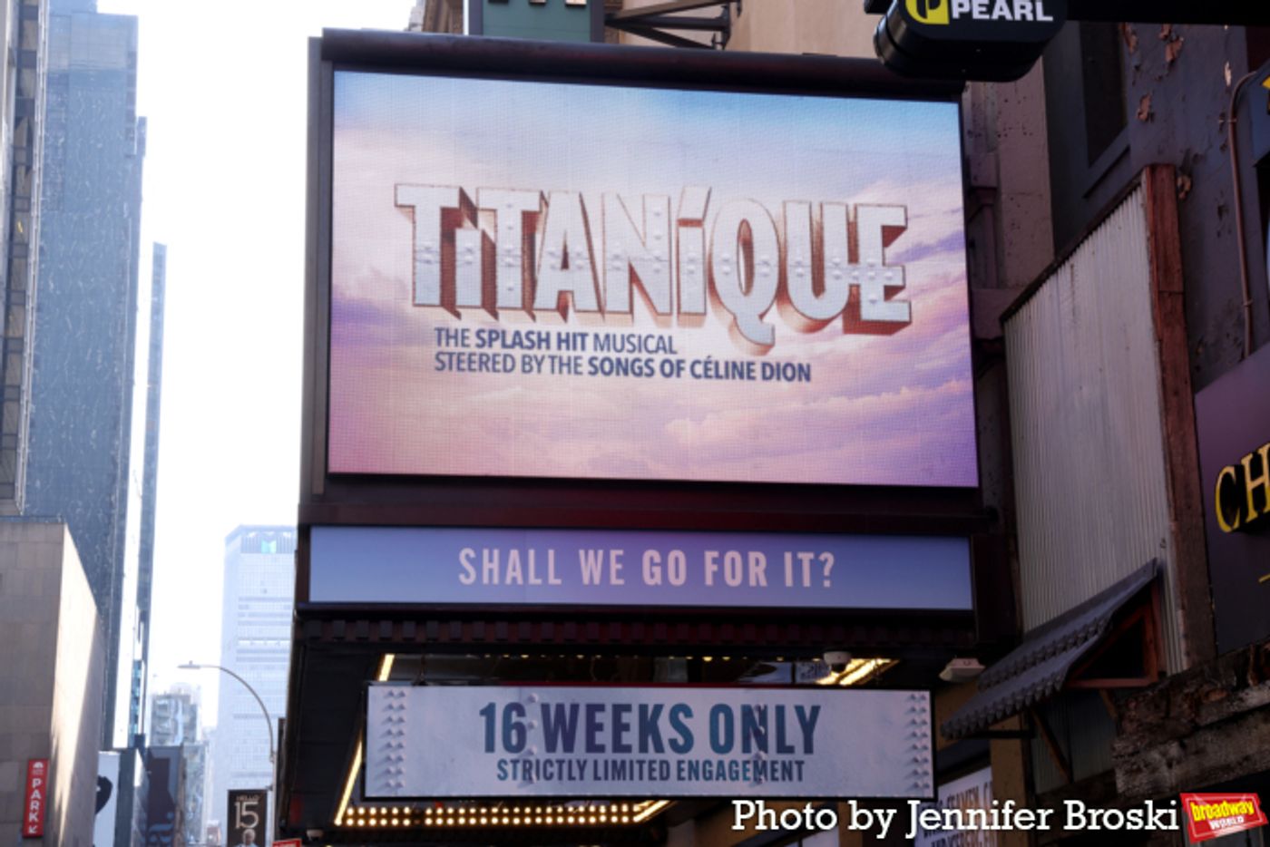 Up on the Marquee: TITANIQUE Sails to Broadway  Image