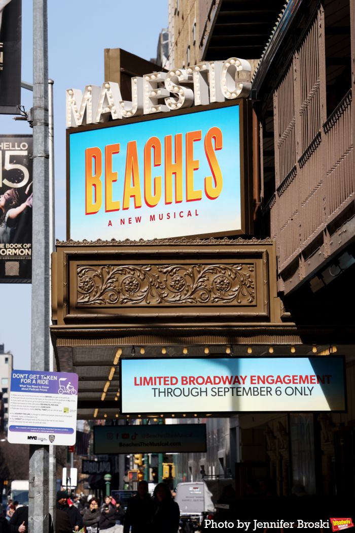 Photos: First Look at the Broadway Marquee for BEACHES — photo 1 of 4