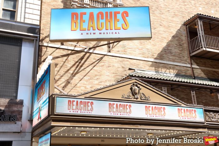 Photos: First Look at the Broadway Marquee for BEACHES — photo 2 of 4