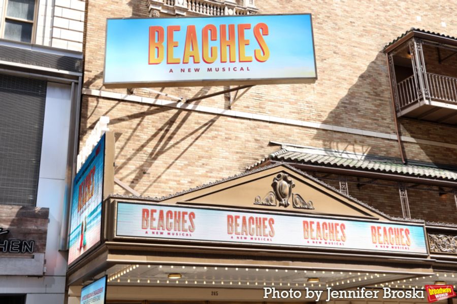 Photos: First Look at the Broadway Marquee for BEACHES  Image