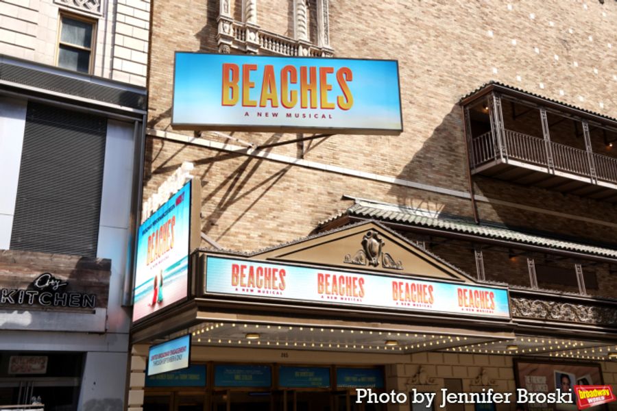 Photos: First Look at the Broadway Marquee for BEACHES  Image