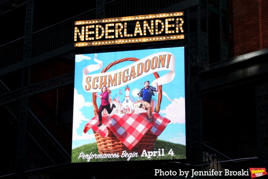 Photos: First Look at the SCHMIGADOON! Broadway Marquee Image