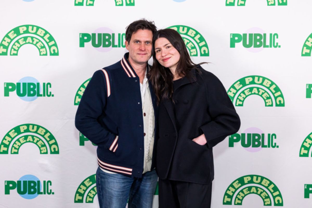 Steven Pasquale and Phillipa Soo  at 
