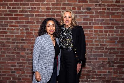 Playwright and former U.S. Ambassador Julissa Reynoso and First Lady Dr. Jill Biden  Photo