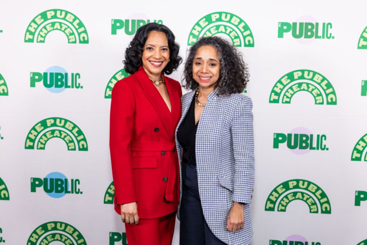 Zabryna Guevara and playwright and former U.S. Ambassador Julissa Reynoso at 