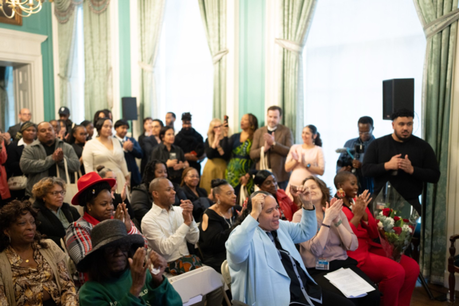 FROM ROOTS TO ARTS Program Celebrated At City Hall With NYCHA Artist-in-Residence Showcase Image