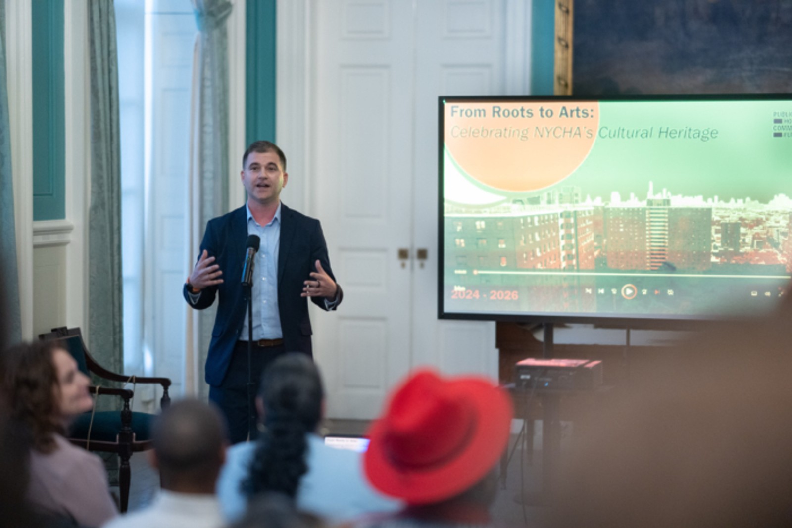 FROM ROOTS TO ARTS Program Celebrated At City Hall With NYCHA Artist-in-Residence Showcase Image