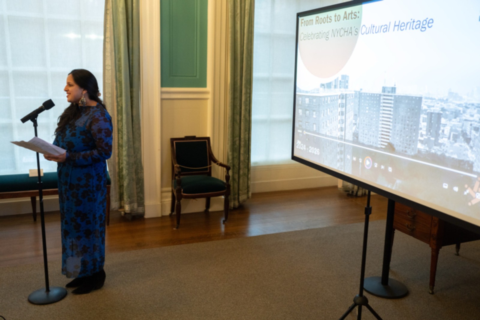 FROM ROOTS TO ARTS Program Celebrated At City Hall With NYCHA Artist-in-Residence Showcase Image
