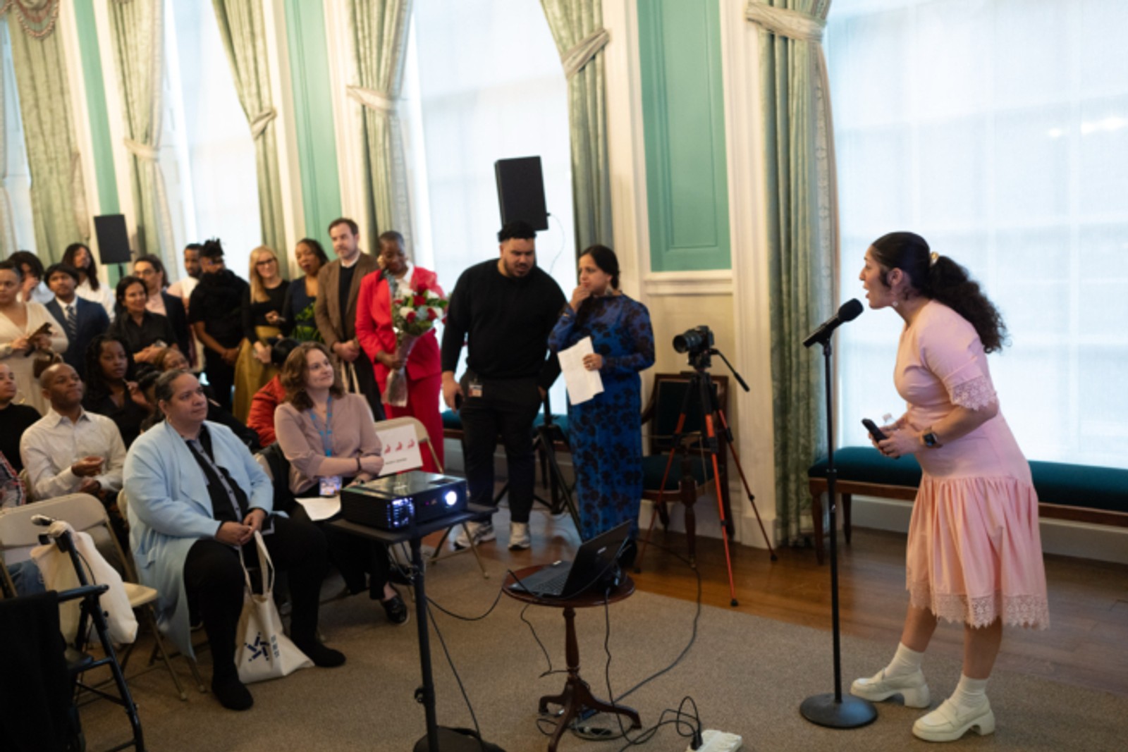 FROM ROOTS TO ARTS Program Celebrated At City Hall With NYCHA Artist-in-Residence Showcase Image