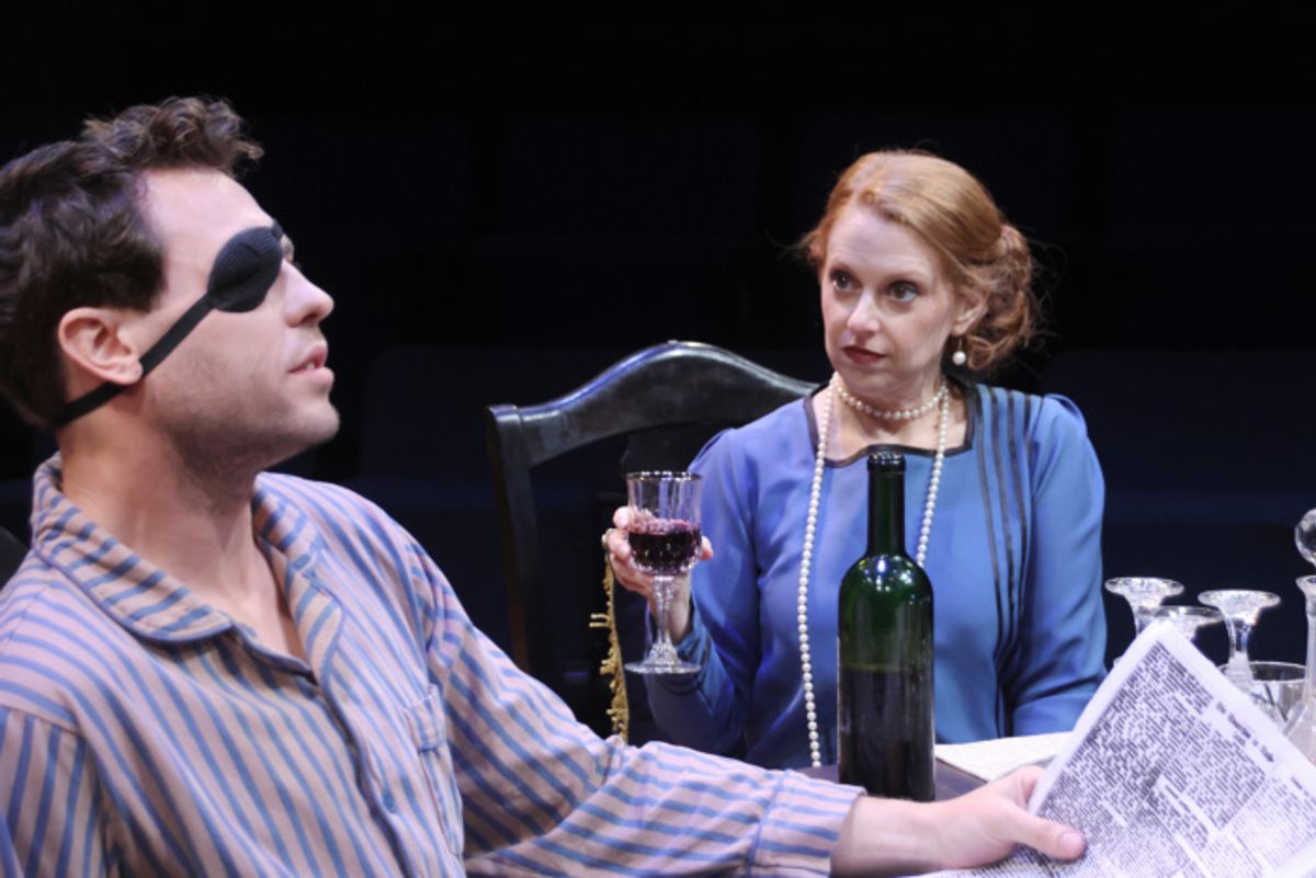 Ian Lewis as Jacob and Kara Greenberg as Rosa at 